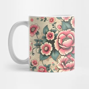 Pink Flowers Mug